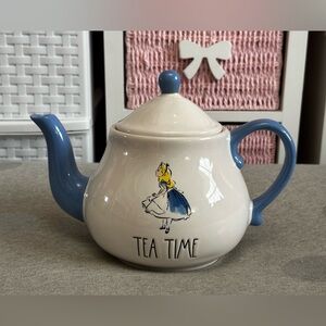 Rae Dunn Disney Alice in Wonderland “Tea Time” Teapot | Wonderland Tea Party 🐇💙🫖